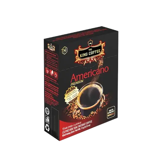 قهوه فوری ساشه ای کینگ کافی 15 عددی AMERICANO
